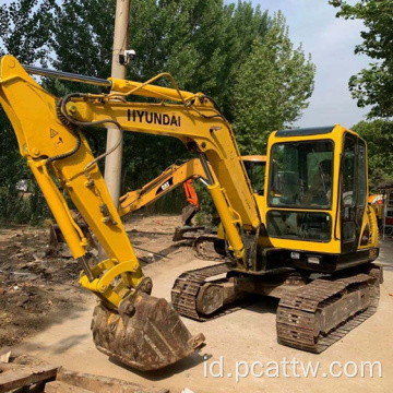 Hyundai mini compact menggunakan excavator